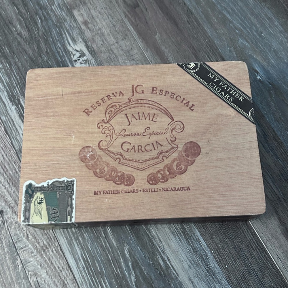 50%offw❤️ Jaime Garcia Toro Gordo Reserva Especial Empty Wood Cigar Box 10.25"